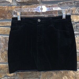 Forever 21 black corduroy mini skirt. Size small